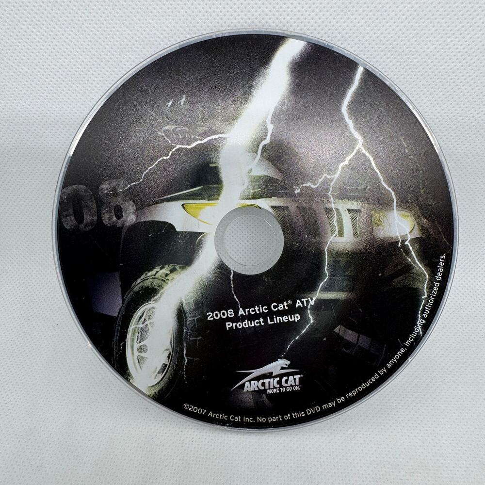 2008 Arctic Cat ATV Product Lineup Promotional DVD Dealer Promo Video Disc